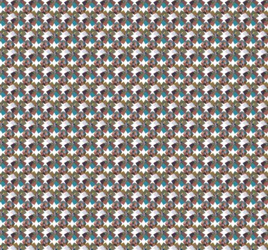 Geometrik şekilli kusursuz desen vektör çizimi