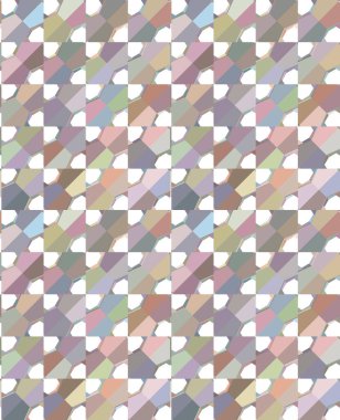 Geometrik şekilli kusursuz desen vektör çizimi