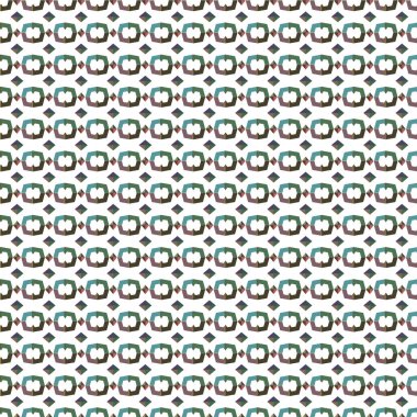 Geometrik şekilli kusursuz desen vektör çizimi