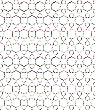 soyut kaleydoskop kumaş dikişsiz arkaplan, vektör illüstrasyonu 