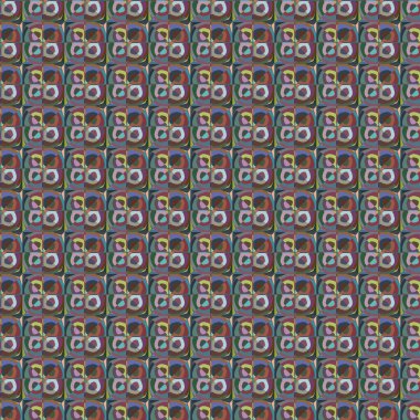 Geometrik şekilli kusursuz desen vektör çizimi