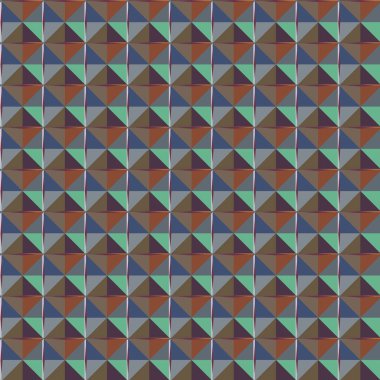 Geometrik şekilli kusursuz desen vektör çizimi