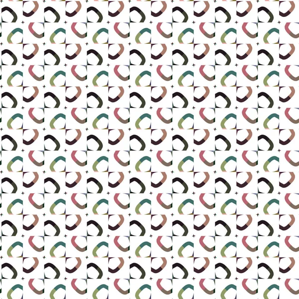 Seamless Pattern Geometric Shapes Vector Illustration — Stock Vector