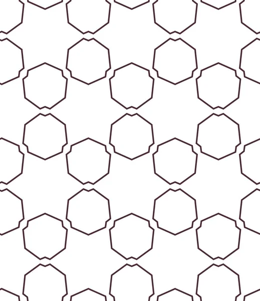 Padrão Sem Costura Com Formas Geométricas Ilustração Vetorial — Vetor de Stock