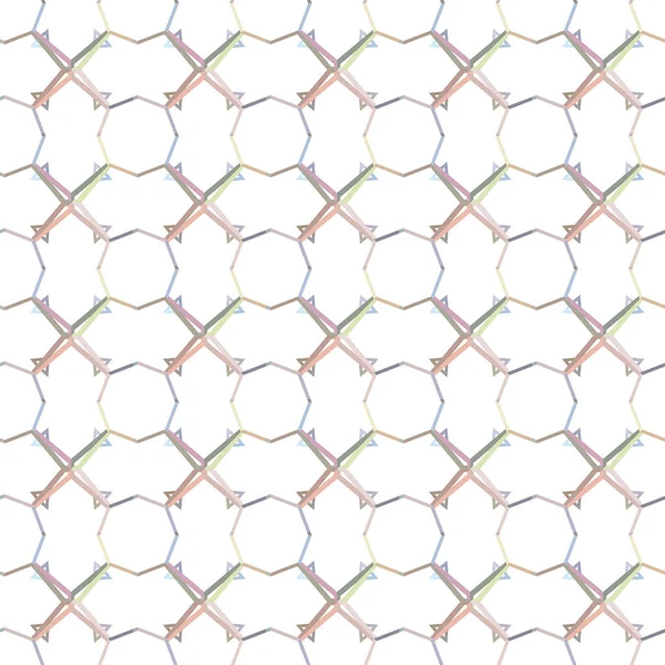 Nahtlose Muster Mit Geometrischen Formen Vektorillustration — Stockvektor