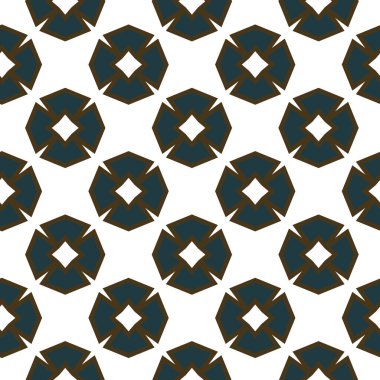 Geometrik şekilli kusursuz desen vektör çizimi