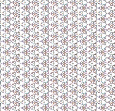Geometrik şekilli kusursuz desen vektör çizimi