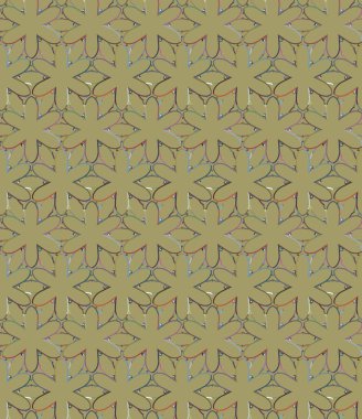 Geometrik şekilli kusursuz desen vektör çizimi