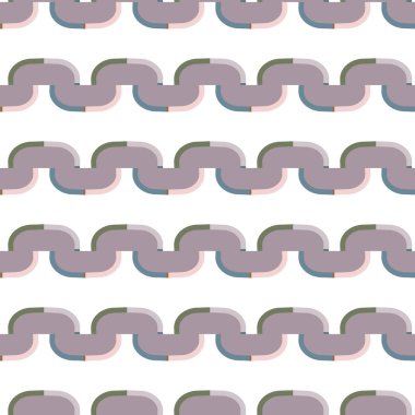 Geometrik şekilli kusursuz desen vektör çizimi