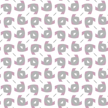 Geometrik şekilli kusursuz desen vektör çizimi