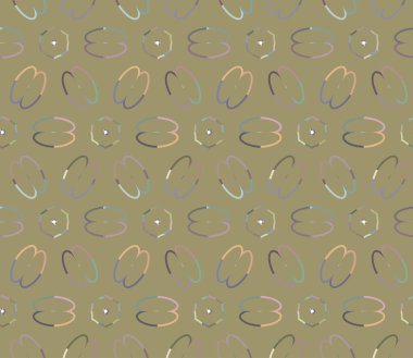 Geometrik şekilli kusursuz desen vektör çizimi