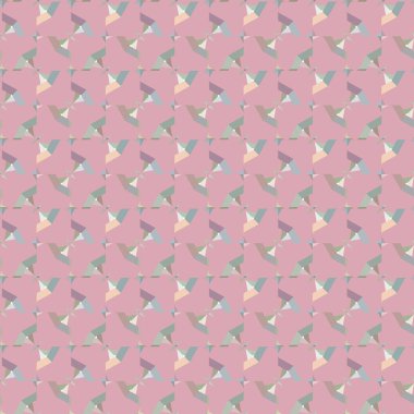 Geometrik şekilli kusursuz desen vektör çizimi