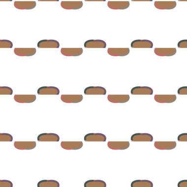 Geometrik şekilli kusursuz desen vektör çizimi