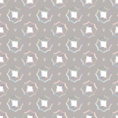 Geometrik şekilli kusursuz desen vektör çizimi