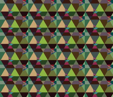 Geometrik şekilli kusursuz desen vektör çizimi