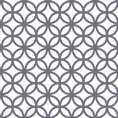 Geometrik şekilli kusursuz desen vektör çizimi