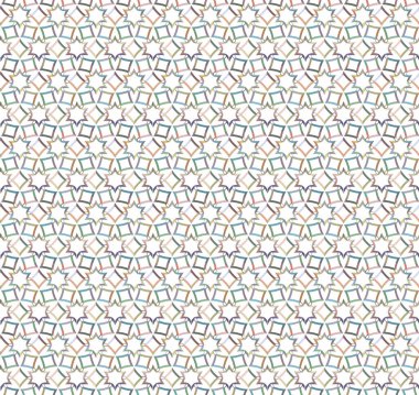 Geometrik şekilli kusursuz desen vektör çizimi