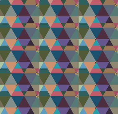 Geometrik şekilli kusursuz desen vektör çizimi