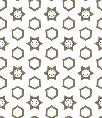 Geometrik şekilli kusursuz desen vektör çizimi
