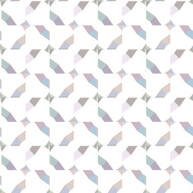 Geometrik şekilli kusursuz desen vektör çizimi