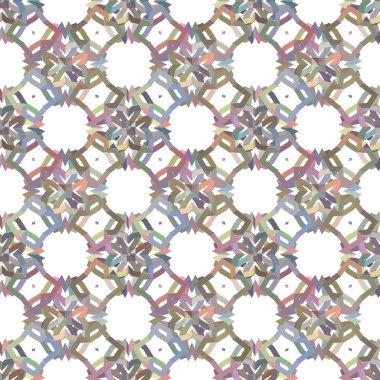 Geometrik şekilli kusursuz desen vektör çizimi