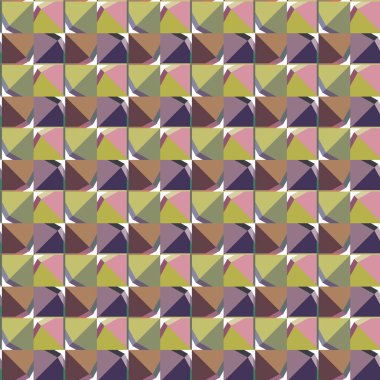 Geometrik şekilli kusursuz desen vektör çizimi