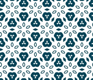 Geometrik şekilli kusursuz desen vektör çizimi