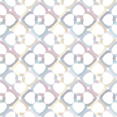 Geometrik şekilli kusursuz desen vektör çizimi