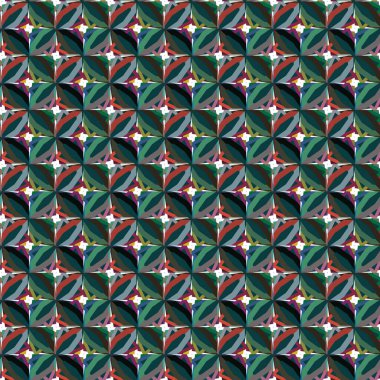 Geometrik şekilli kusursuz desen vektör çizimi