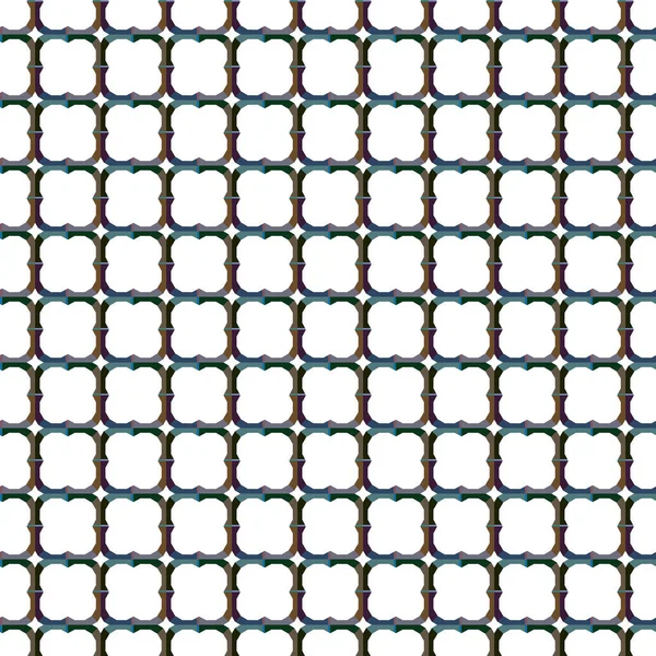 Modello Senza Soluzione Continuità Con Forme Geometriche Illustrazione Vettoriale — Vettoriale Stock