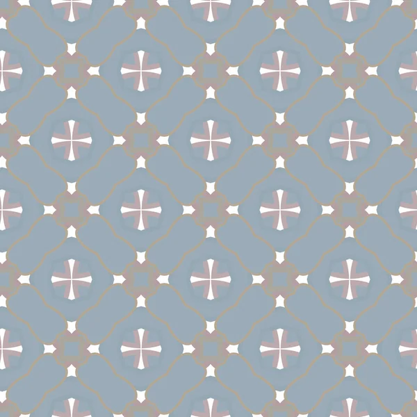 Безшовний Візерунок Геометричними Формами Векторні Ілюстрації — стоковий вектор