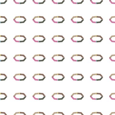 Geometrik şekilli kusursuz desen vektör çizimi