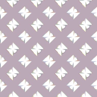 Geometrik şekilli kusursuz desen vektör çizimi