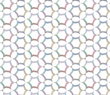 Geometrik şekilli kusursuz desen vektör çizimi