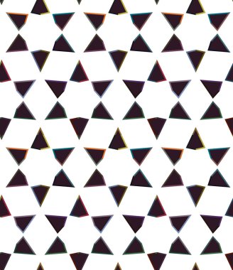 Geometrik şekilli kusursuz desen vektör çizimi