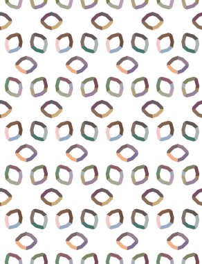 Geometrik şekilli kusursuz desen vektör çizimi