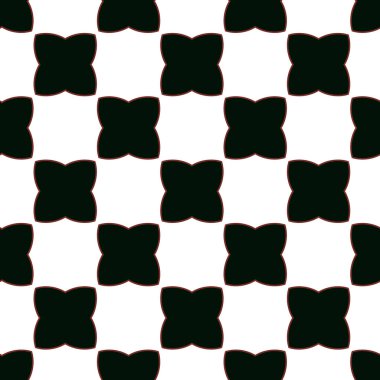 Geometrik şekilli kusursuz desen vektör çizimi