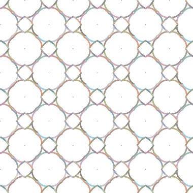 Geometrik şekilli kusursuz desen vektör çizimi
