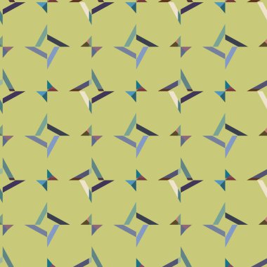 Geometrik şekilli kusursuz desen vektör çizimi