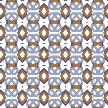 Geometrik şekilli kusursuz desen vektör çizimi