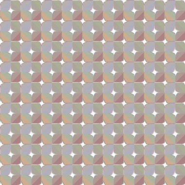Geometrik şekilli kusursuz desen vektör çizimi