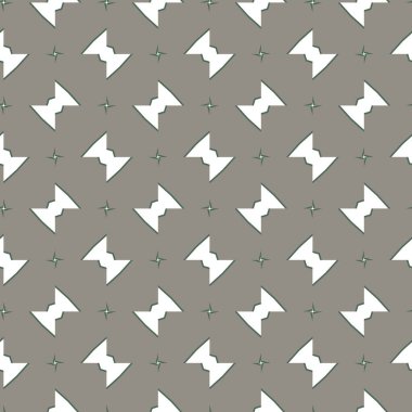 Geometrik şekilli kusursuz desen vektör çizimi