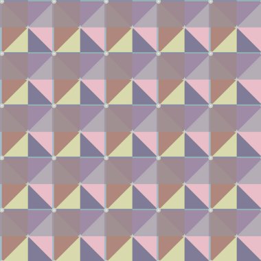 Geometrik şekilli kusursuz desen vektör çizimi