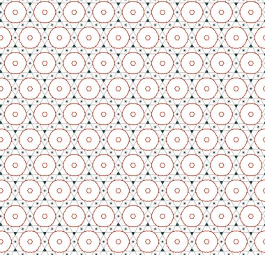 Geometrik şekilli kusursuz desen vektör çizimi