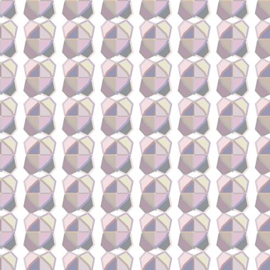 Geometrik şekilli kusursuz desen vektör çizimi