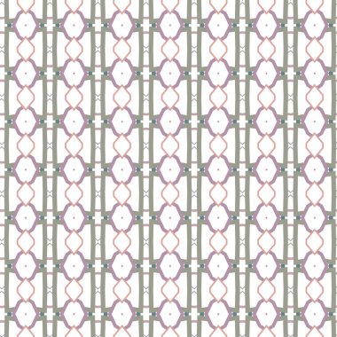 Geometrik şekilli kusursuz desen vektör çizimi