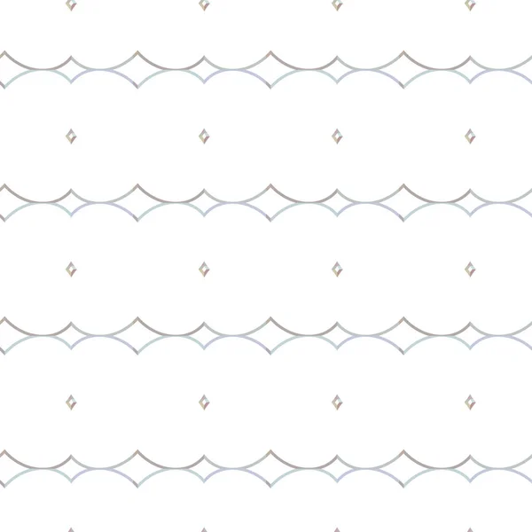 具有几何形状矢量插图的无缝图案 — 图库矢量图片