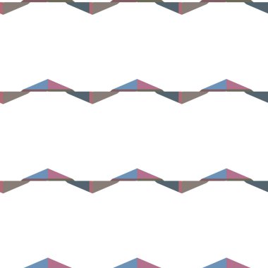 Geometrik şekilli kusursuz desen vektör çizimi