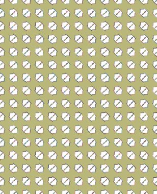 Geometrik şekilli kusursuz desen vektör çizimi