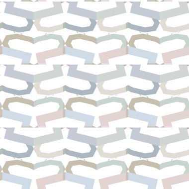 Geometrik şekilli kusursuz desen vektör çizimi